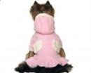 Polarowa sukienka dla psa różowa