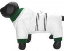 Biało-zielony kombinezon dla psa