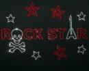 Czarna koszulka dla psa Rock Star