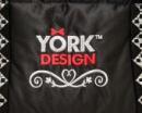 Torba dla psa York Design czarno-czerwona