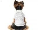 Ubranie dla psa koszulka Happy Dog biała