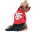 Ubranka dla psów dres bawełniany czerwony Crazy Dog