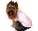 Ubranka dla psów satynowy płaszcz różowy