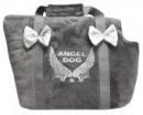 Zimowa torba dla psa Angel Dog popielata