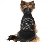 Ubranie dla psa koszulka Happy Dog czarna