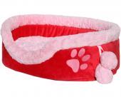 Komfortowe posłanie dla małego psa malinowo-różowe
