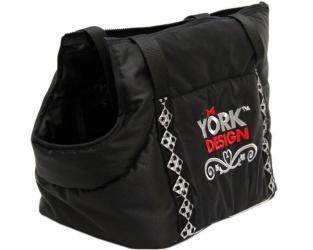 Torba dla psa York Design czarno-czerwona