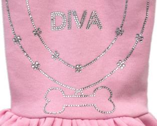Ubranie dla psa sukienka dla psa różowa DIVA