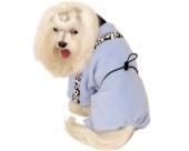 Ubranko dla psa z polaru niebieskie